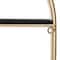 Hello Honey® Wood & Metal Gold Crescent Wall Shelf